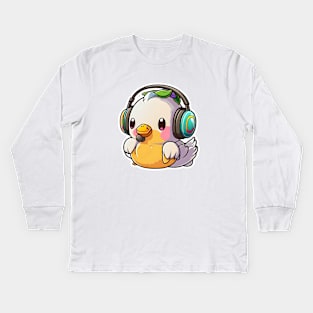 Duck Sound Kids Long Sleeve T-Shirt